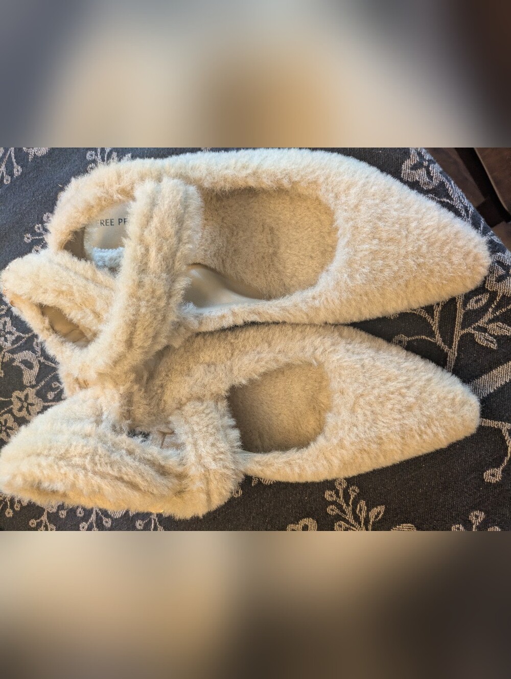 Free People Fuzzy Shoes Size 6